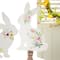 Glitzhome® 12.5" Easter Wooden Bunny Table Décor Set